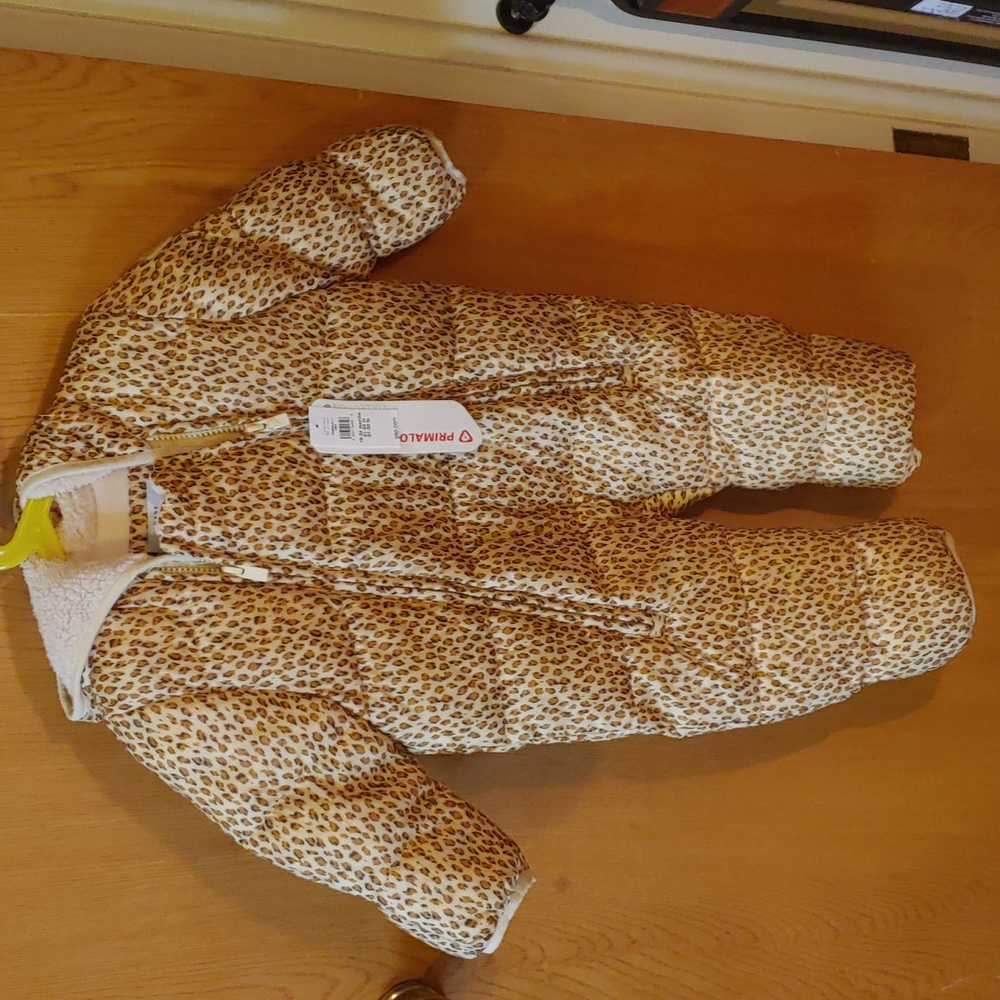 Baby Gap ColdControl Leopard Print Puffer Snowsuit